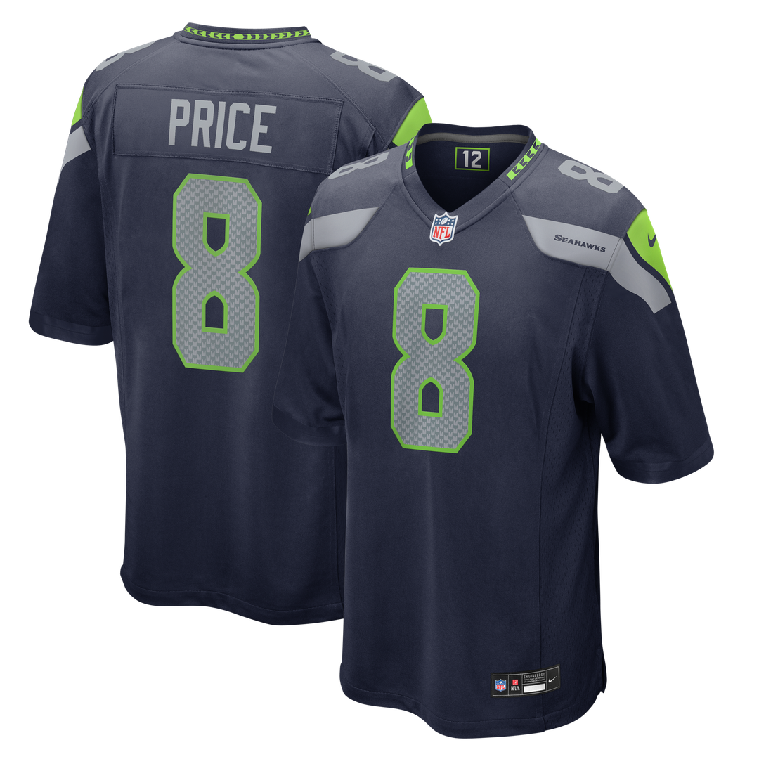 Men's Seattle Seahawks Jadarian Price Nike Royal Alternate Game Jersey