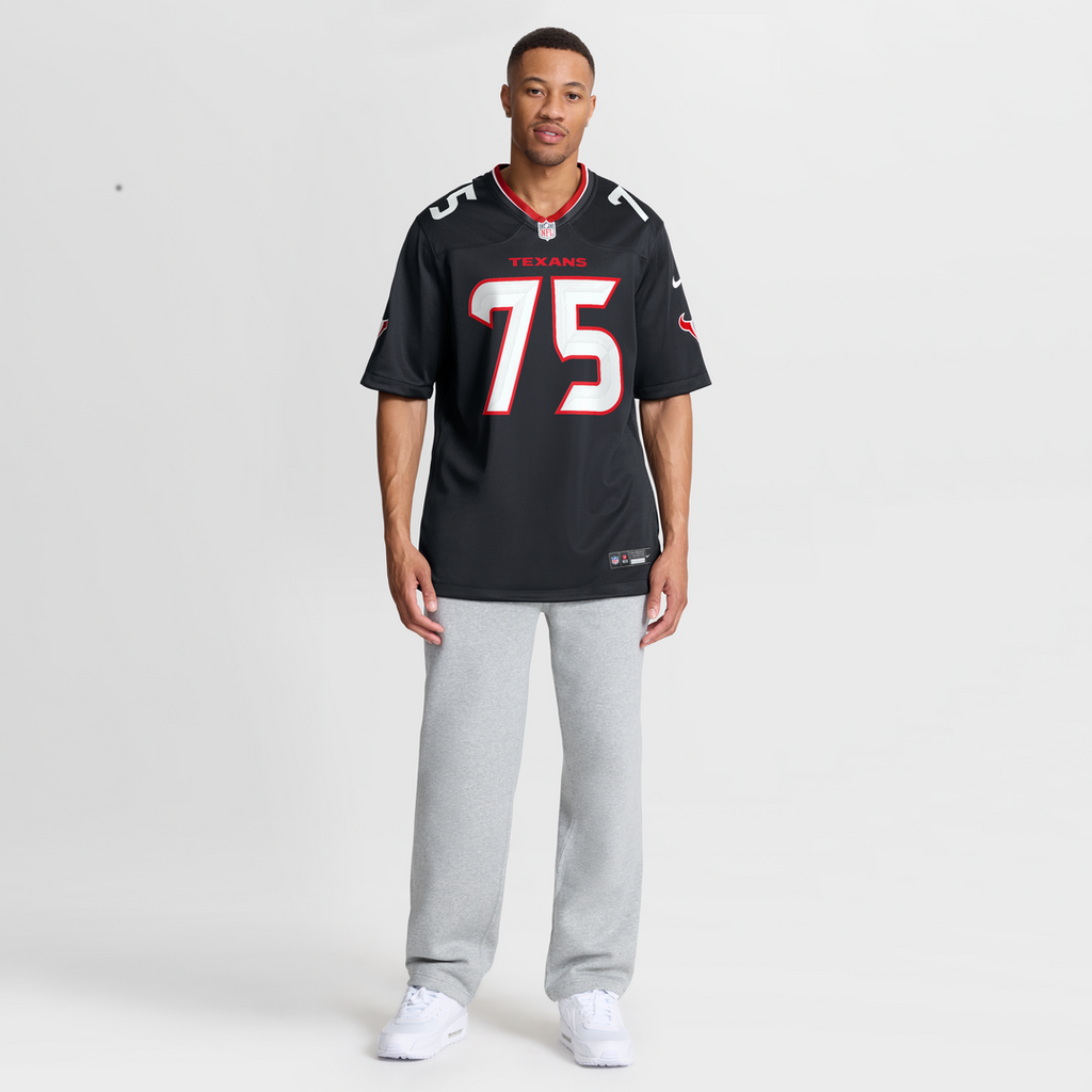 Men's Houston Texans Wyatt Teller Nike  Navy Team Game Jersey