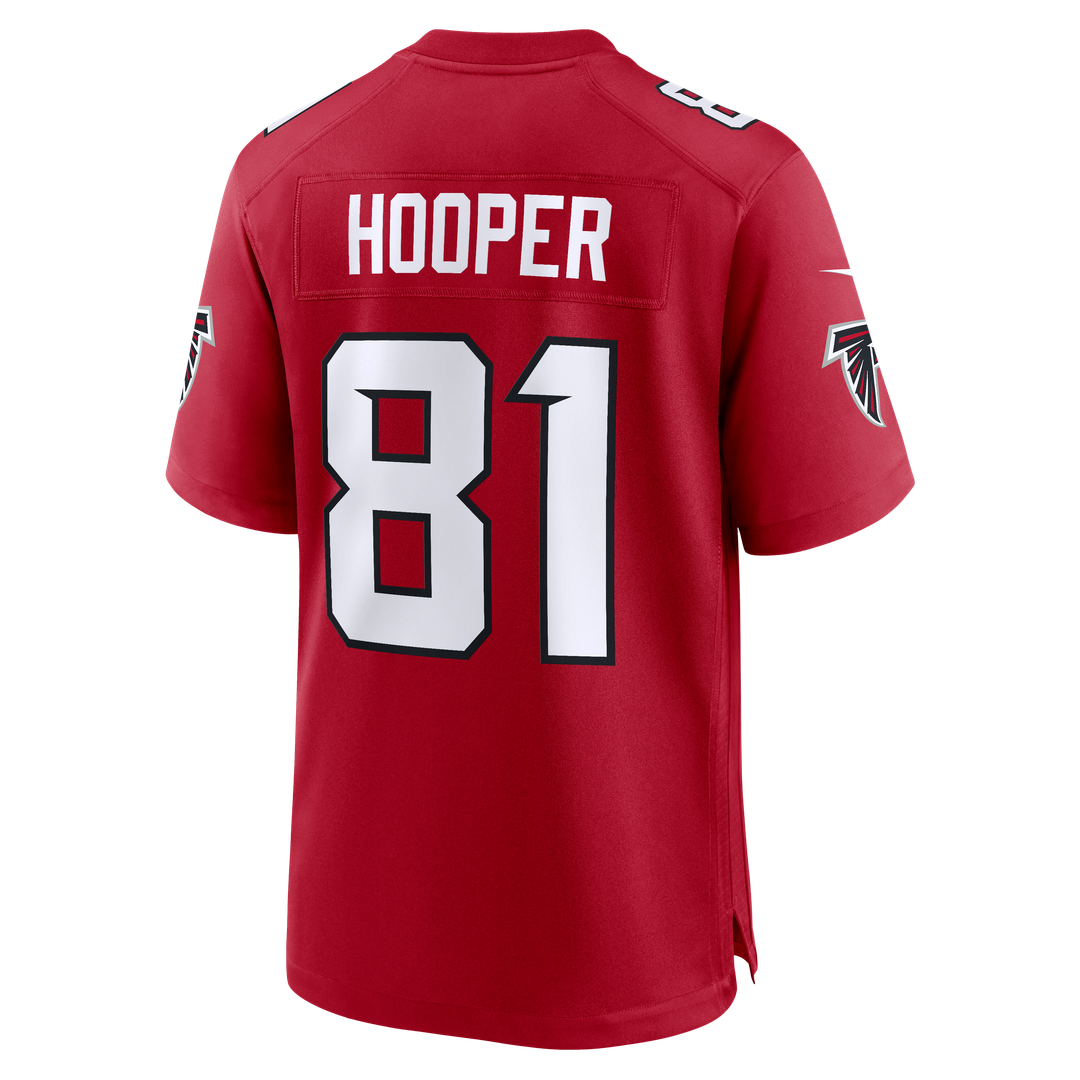 Men's Atlanta Falcons Austin Hooper Nike  Red Team Game Jersey