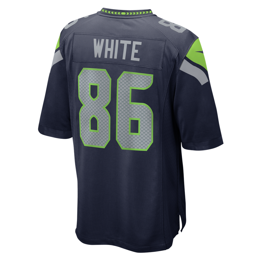 Men's Seattle Seahawks Ricky White Nike College Navy Team Game Jersey