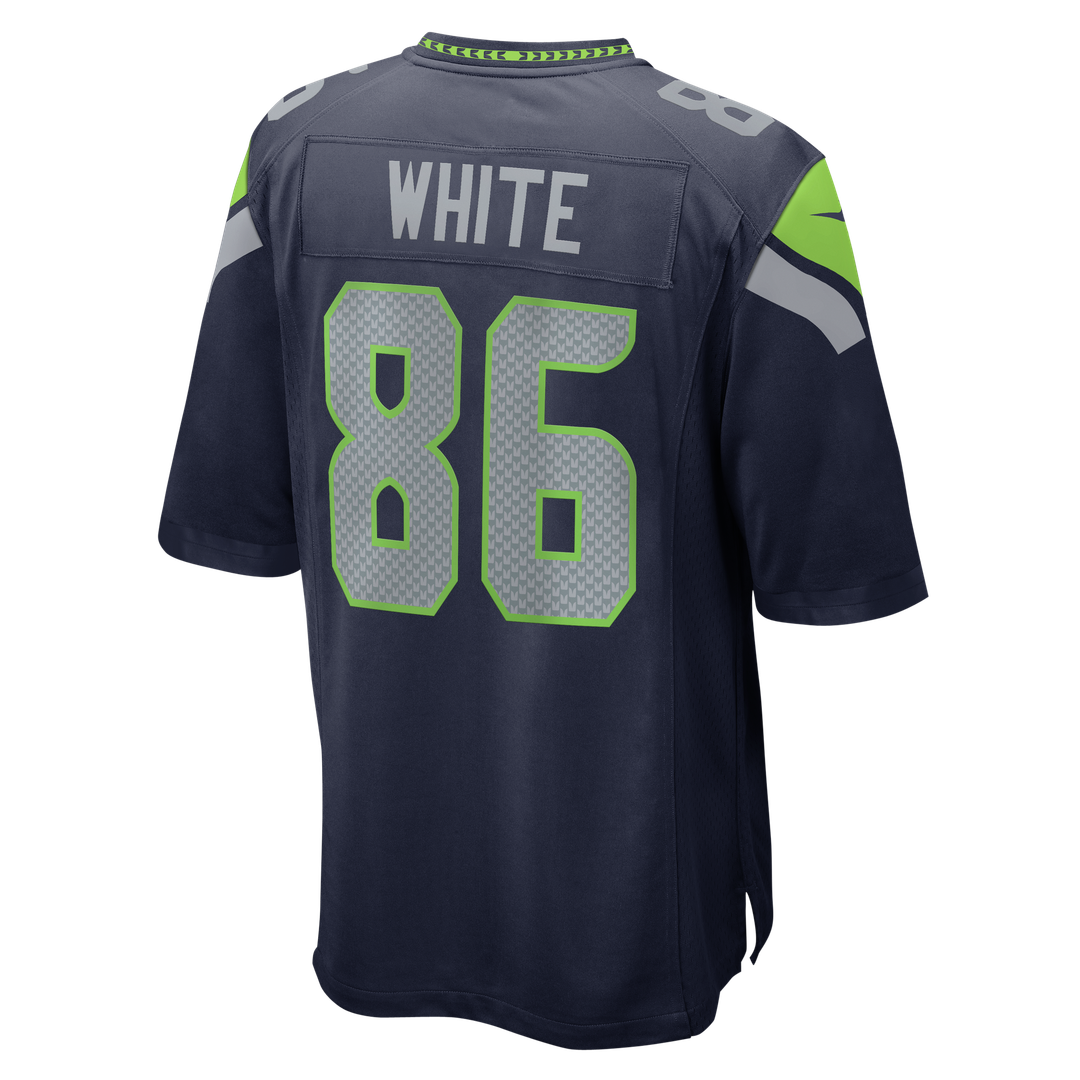 Men's Seattle Seahawks Ricky White Nike College Navy Team Game Jersey