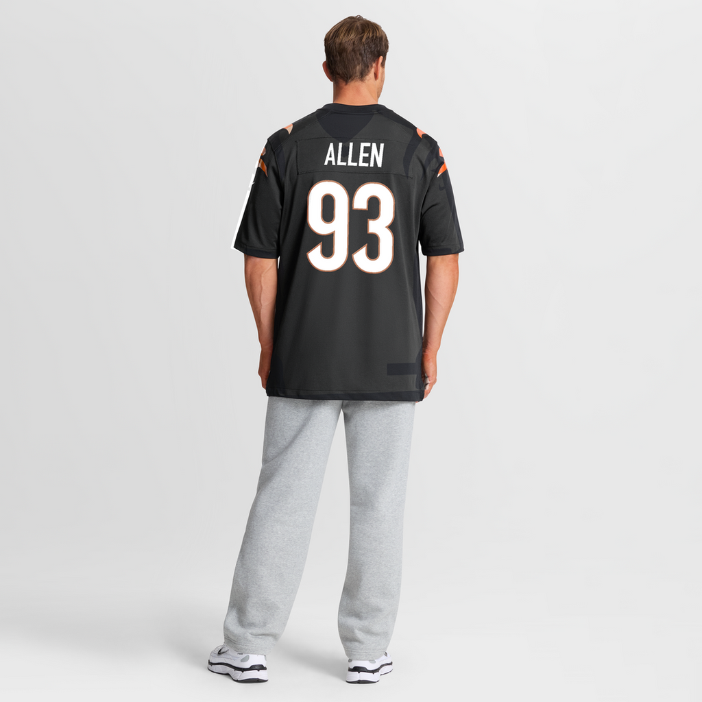 Men's Cincinnati Bengals Jonathan Allen Nike  Black Team Game Jersey