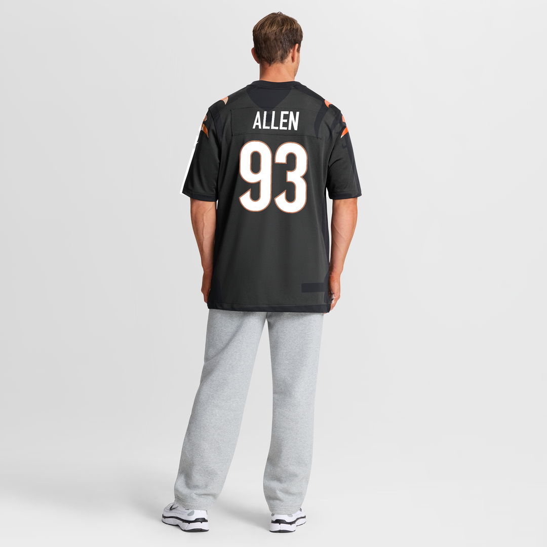 Men's Cincinnati Bengals Jonathan Allen Nike  Black Team Game Jersey
