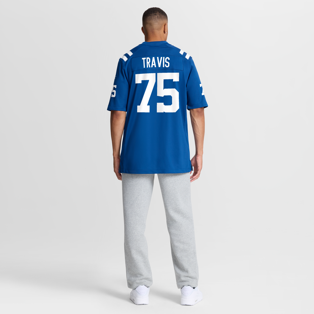 Men's Indianapolis Colts Jalen Travis Nike  Royal Team Game Jersey