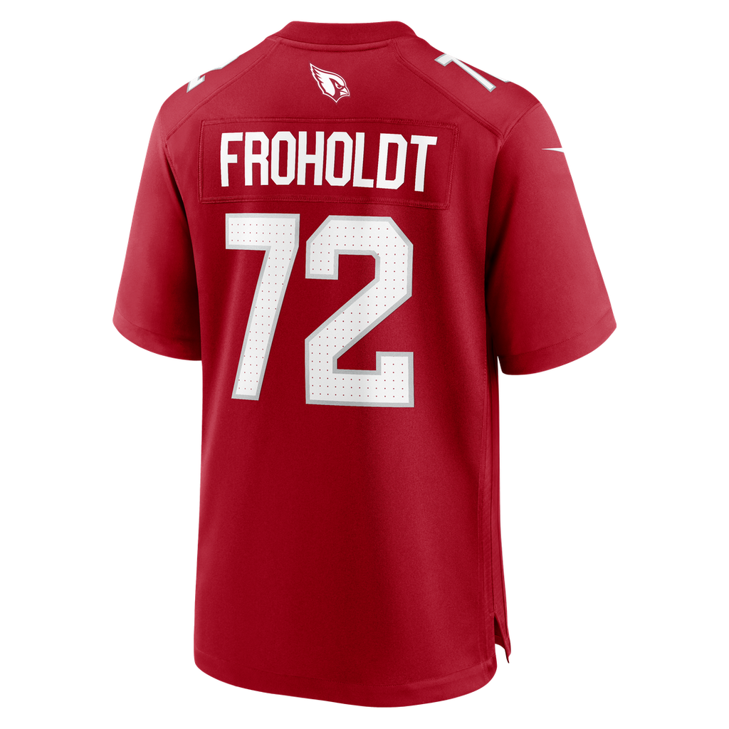 Men's Arizona Cardinals Hjalte Froholdt Nike  Cardinal Team Game Jersey