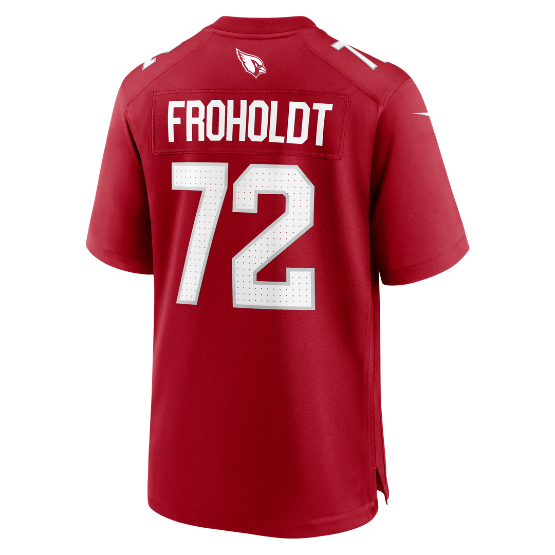 Men's Arizona Cardinals Hjalte Froholdt Nike  Cardinal Team Game Jersey