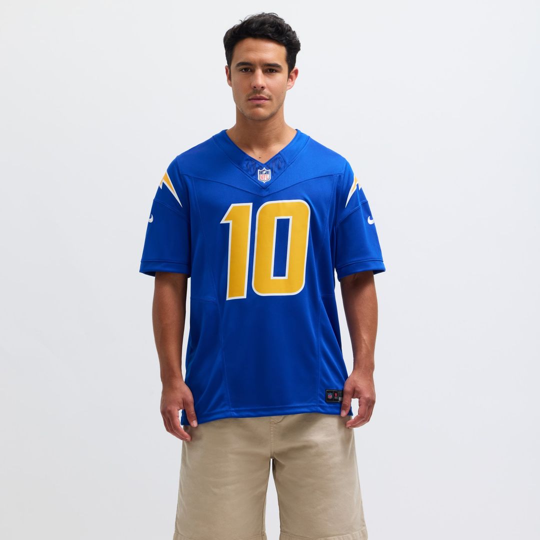 Men's Los Angeles Chargers Justin Herbert Nike Royal Vapor F.U.S.E. Limited Jersey
