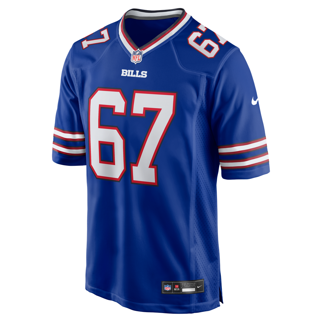 Men's Buffalo Bills Kent Hull Nike Royal Game Retired Player Jersey
