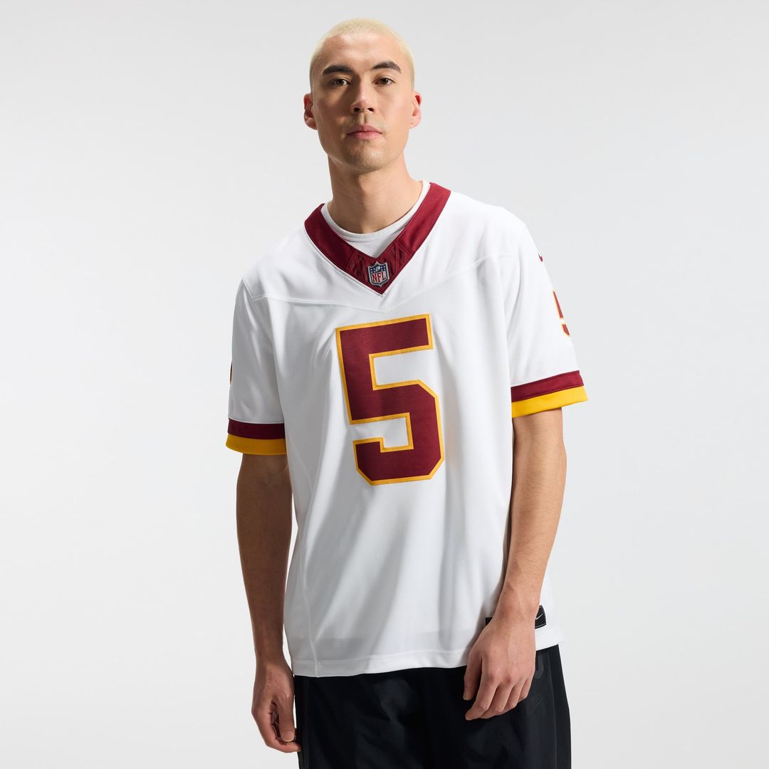 Men's Washington Commanders Jayden Daniels Nike Burgundy Team Vapor F.U.S.E. Stitched Limited Jersey