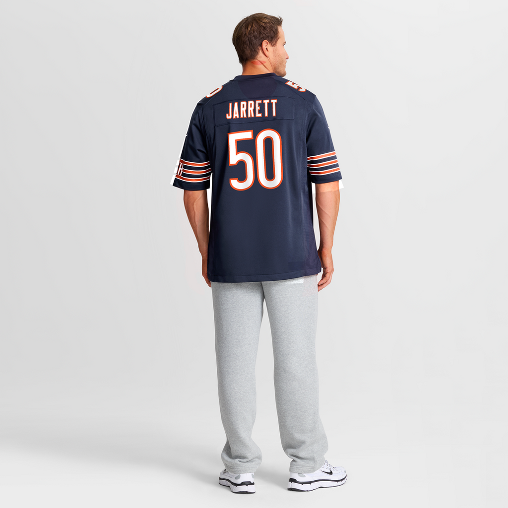 Men's Chicago Bears Grady Jarrett Nike  Navy Team Game Jersey