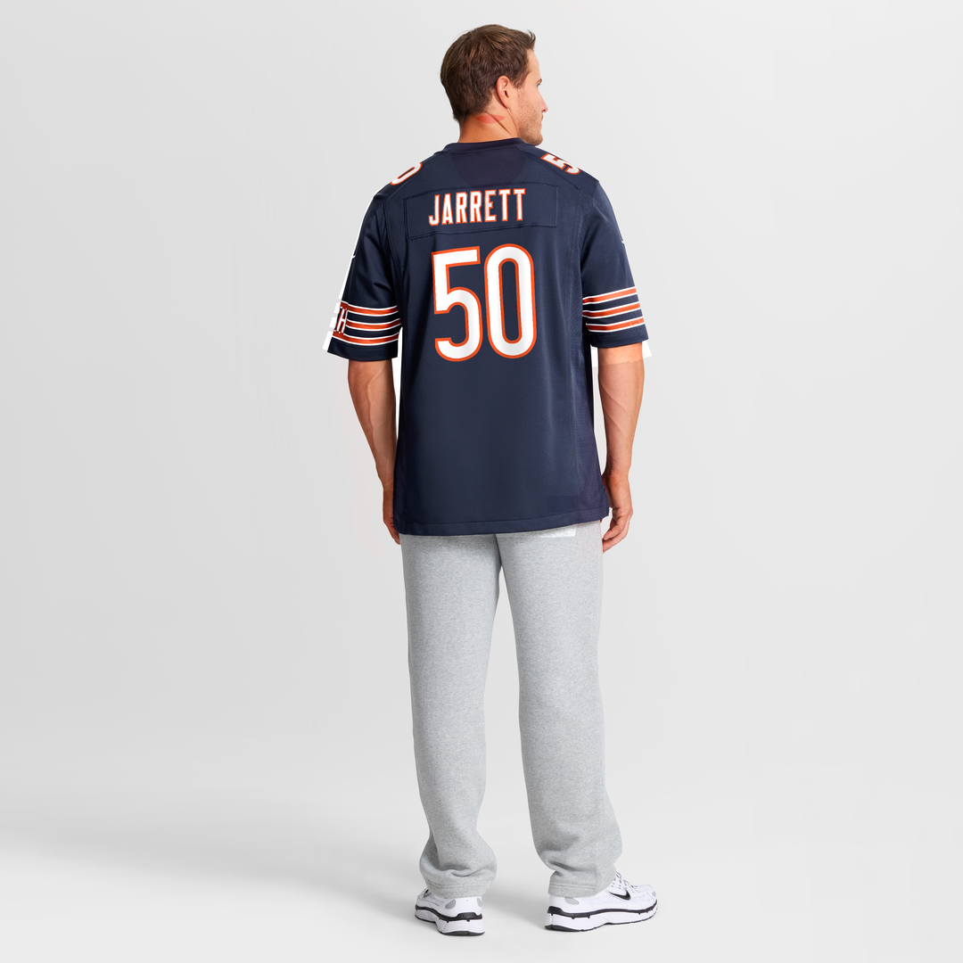 Men's Chicago Bears Grady Jarrett Nike  Navy Team Game Jersey