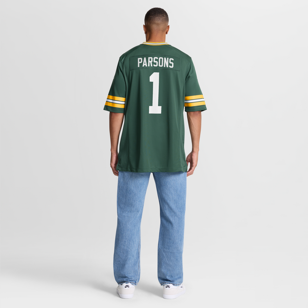 Men's Green Bay Packers Micah Parsons Nike Green Game Player Jersey