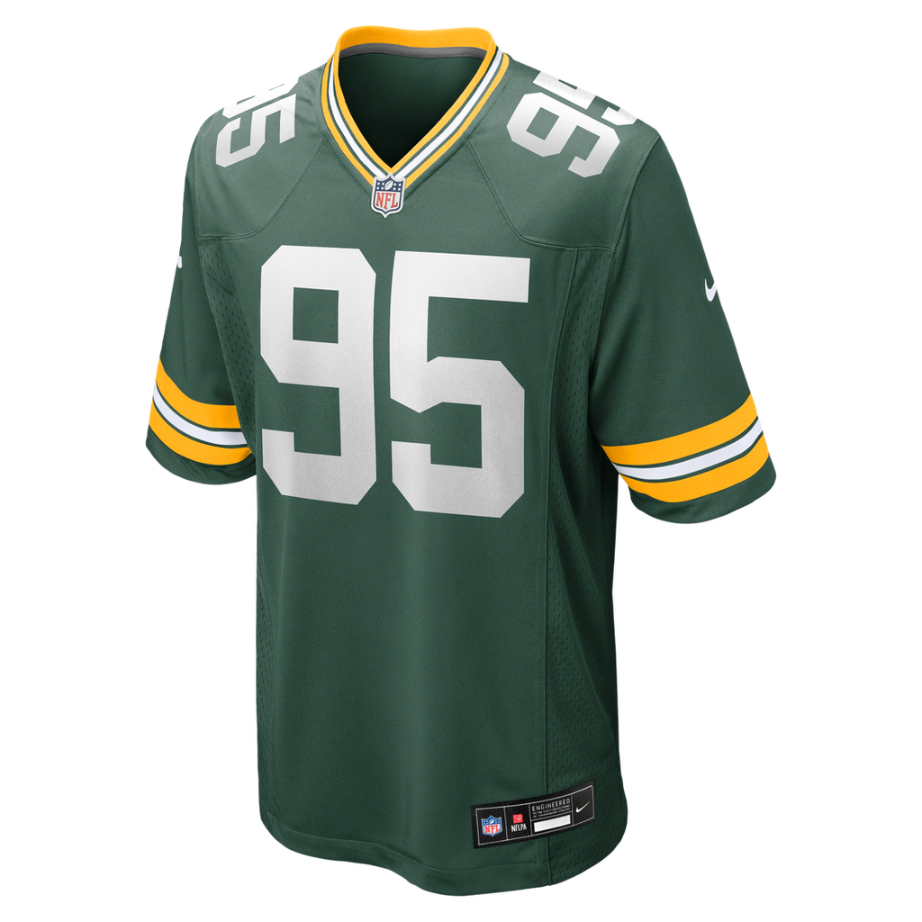 Men's Green Bay Packers Devonte Wyatt Nike Green Player Game Jersey