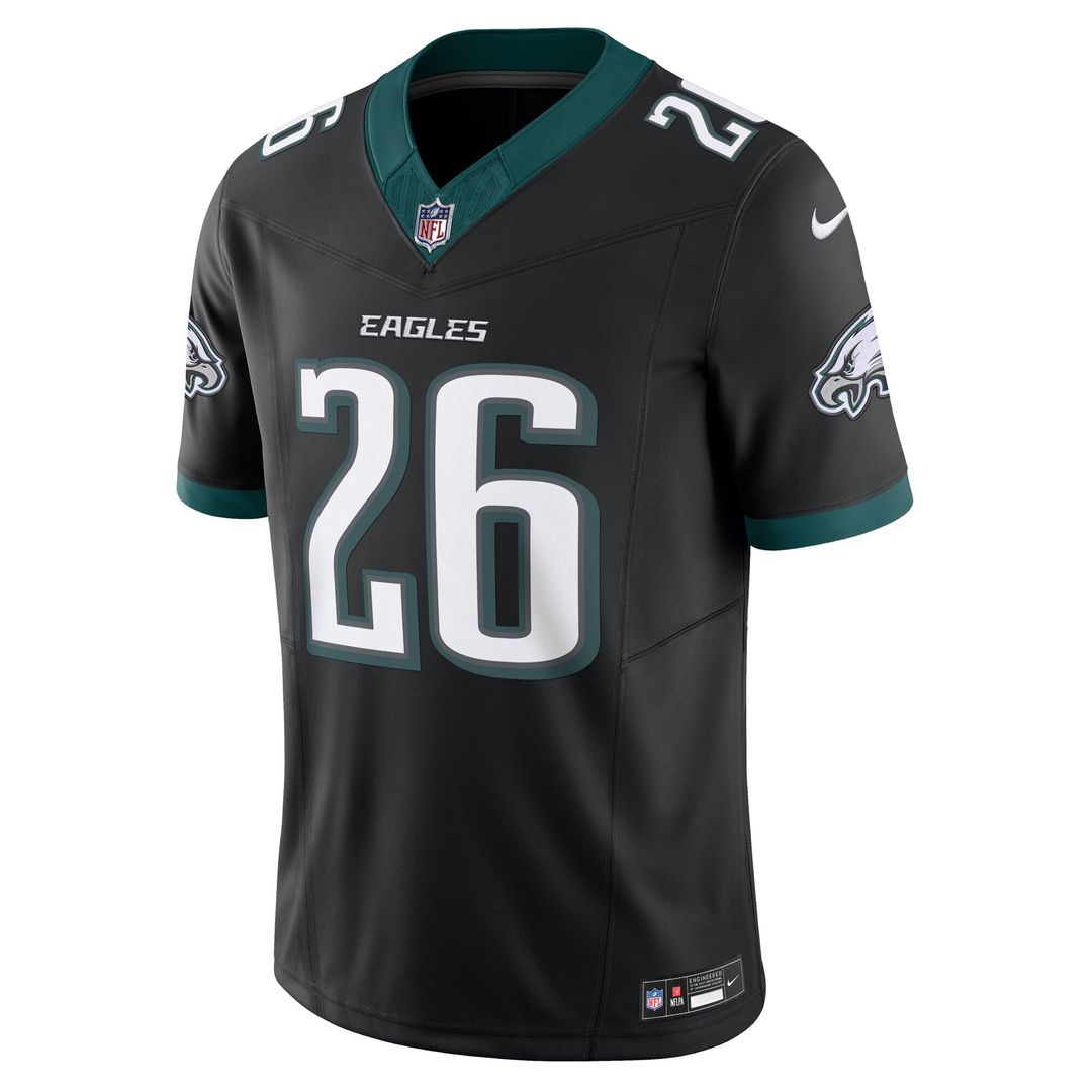 Men's Philadelphia Eagles Saquon Barkley Nike Black Vapor F.U.S.E. Limited Jersey