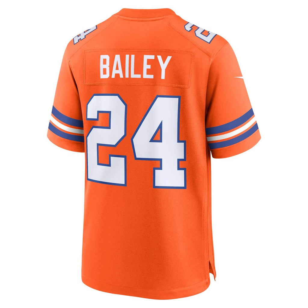 Men's Denver Broncos Champ Bailey Nike Orange Retired Player Alternate Game Jersey