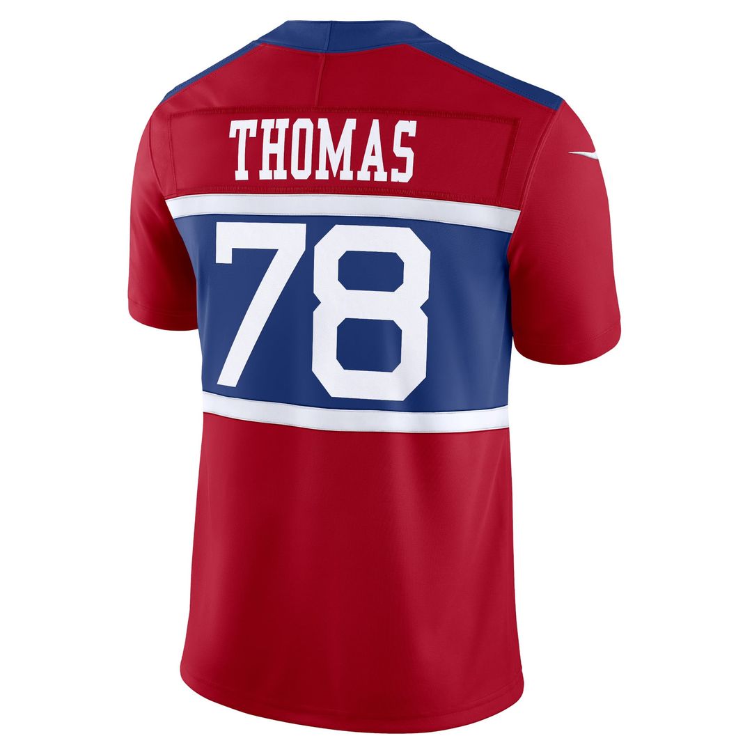 Men's New York Giants Andrew Thomas Nike Century Red Alternate Vapor F.U.S.E. Limited Jersey