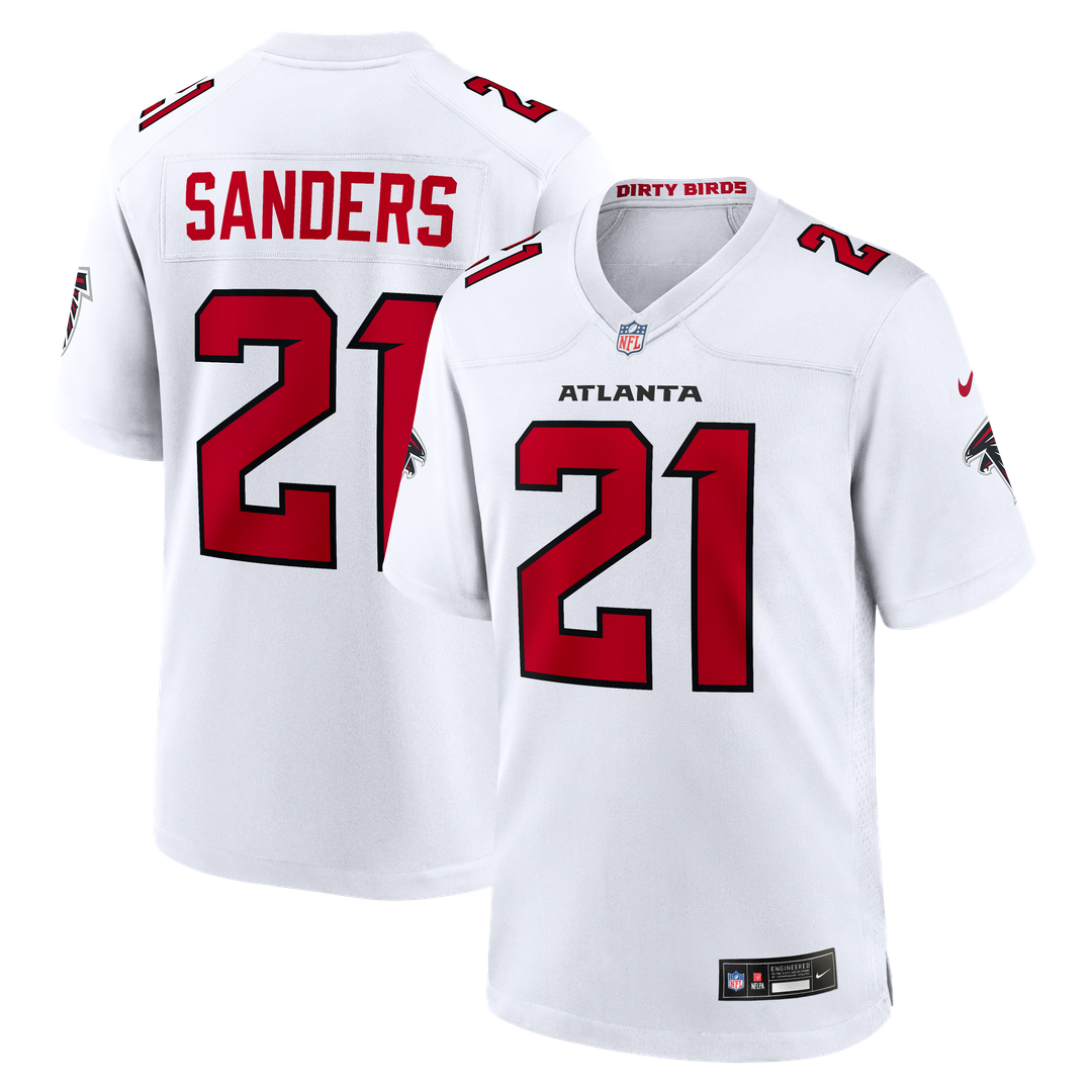 Men's Atlanta Falcons Deion Sanders Nike Red Retired Player Game Jersey