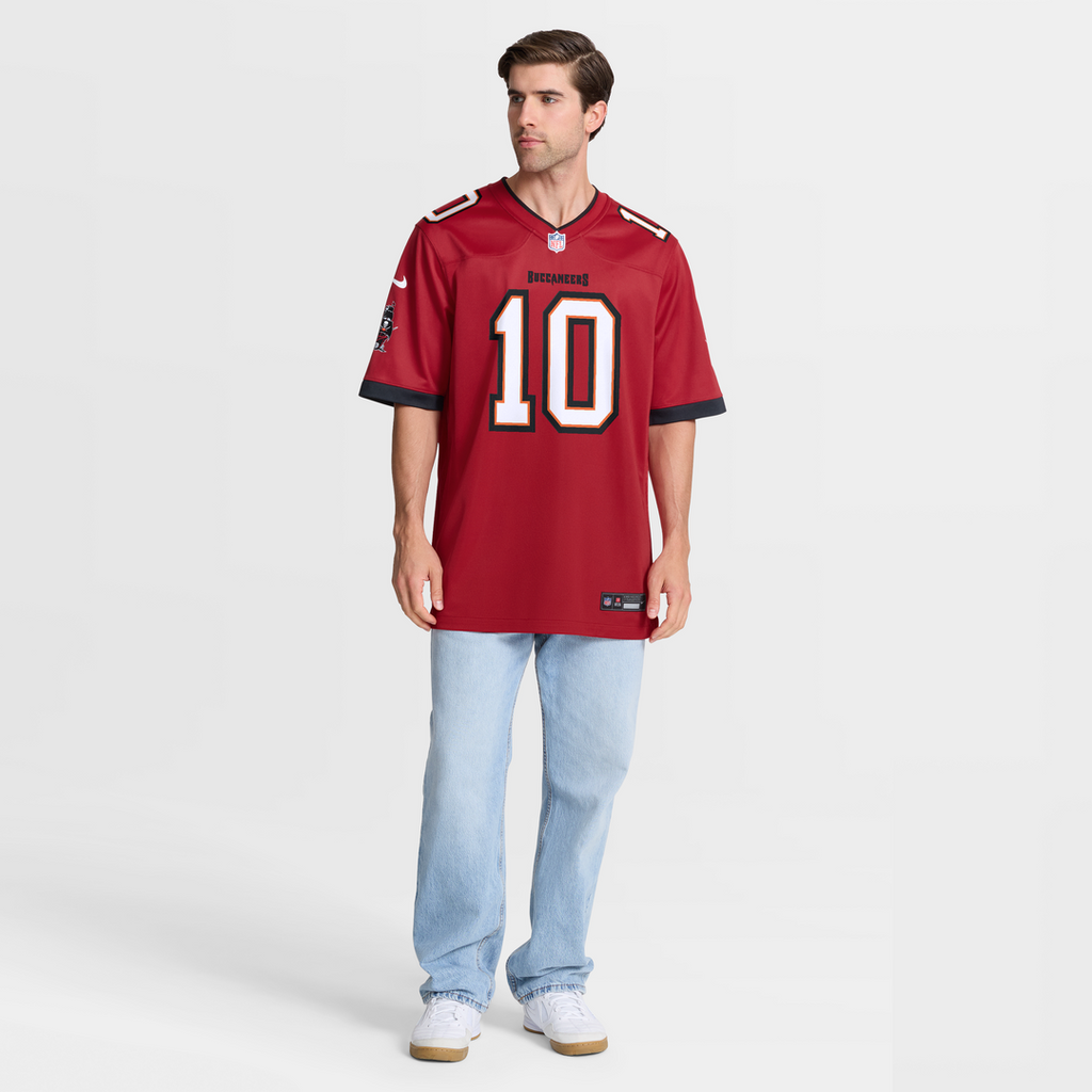 Men's Tampa Bay Buccaneers Trey Palmer Nike  Red  Game Jersey