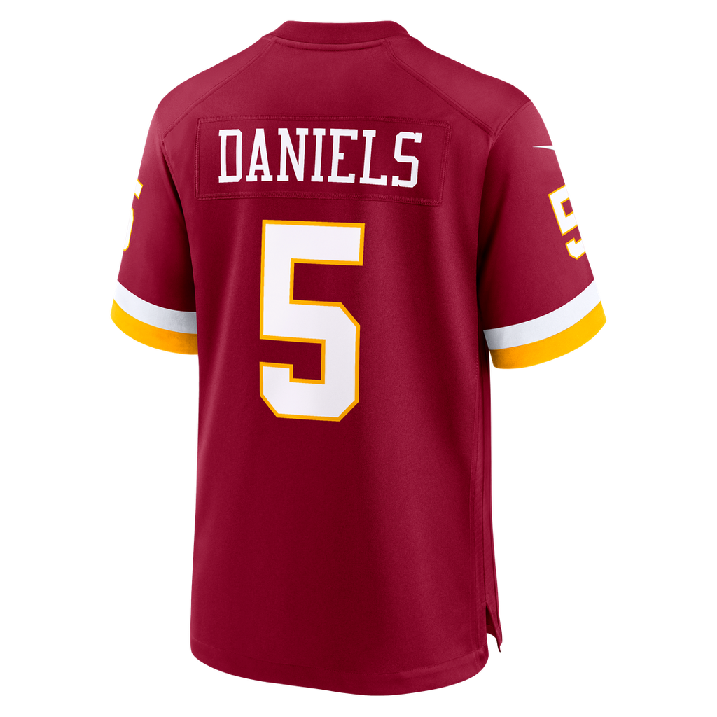 Hail Raiser Men's Washington Commanders Jayden Daniels Nike Black Alternate Game Jersey