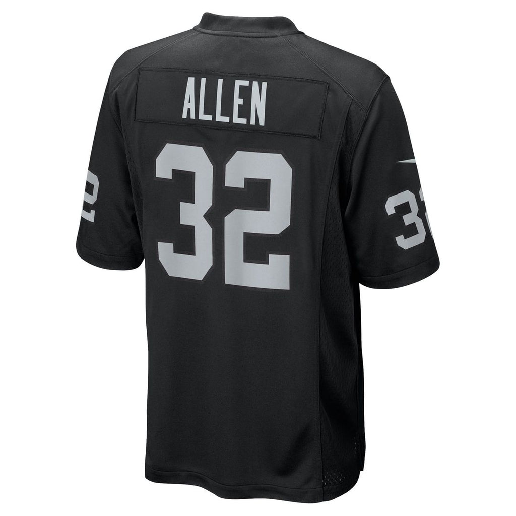 Men's Las Vegas Raiders Marcus Allen Nike Black Game Retired Player Jersey
