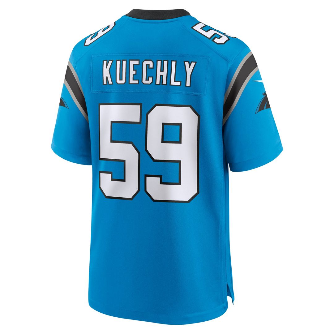 Men's Carolina Panthers Luke Kuechly Nike Blue Retired Player Alternate Game Jersey