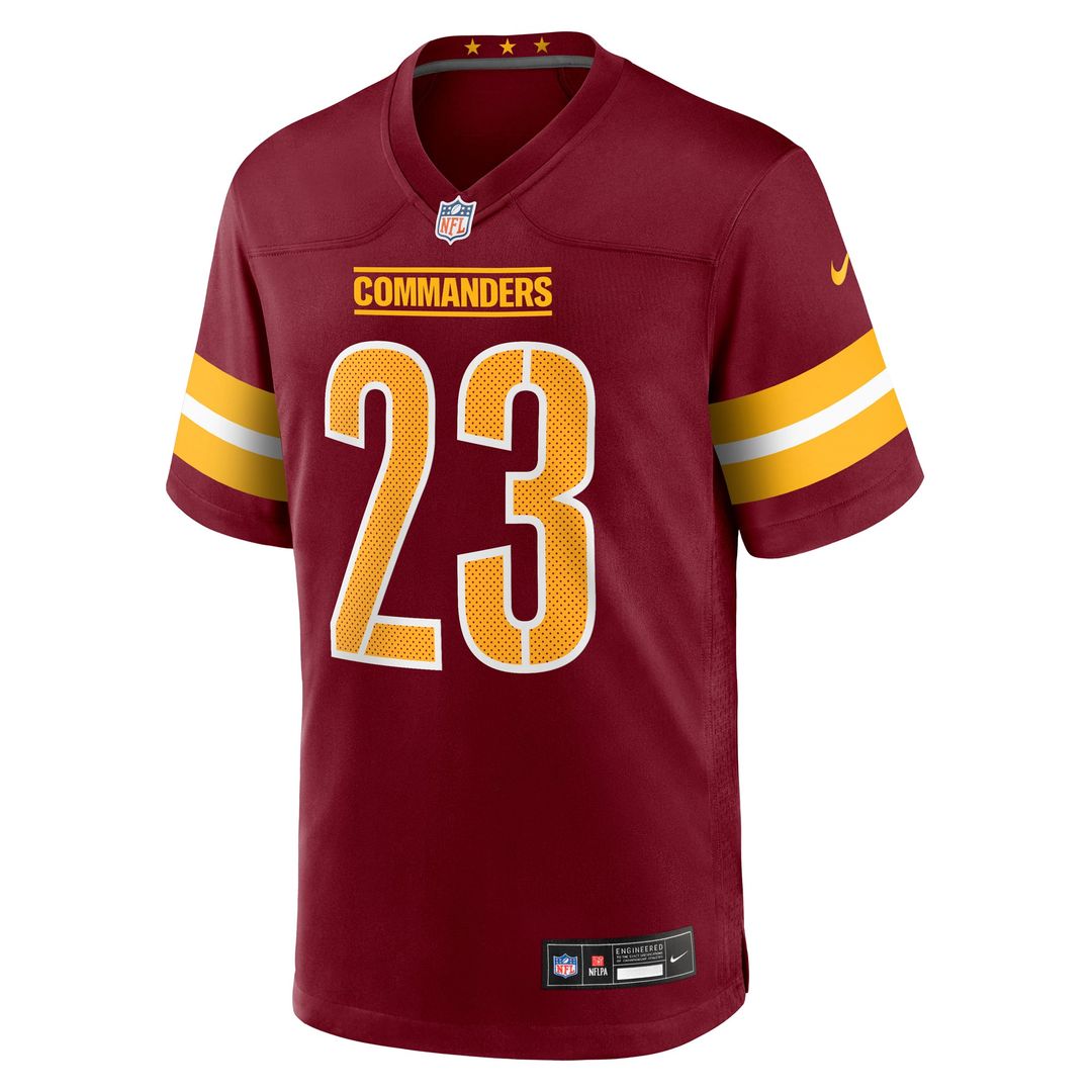 Men's Washington Commanders Trey Amos Nike  Burgundy Team Game Jersey