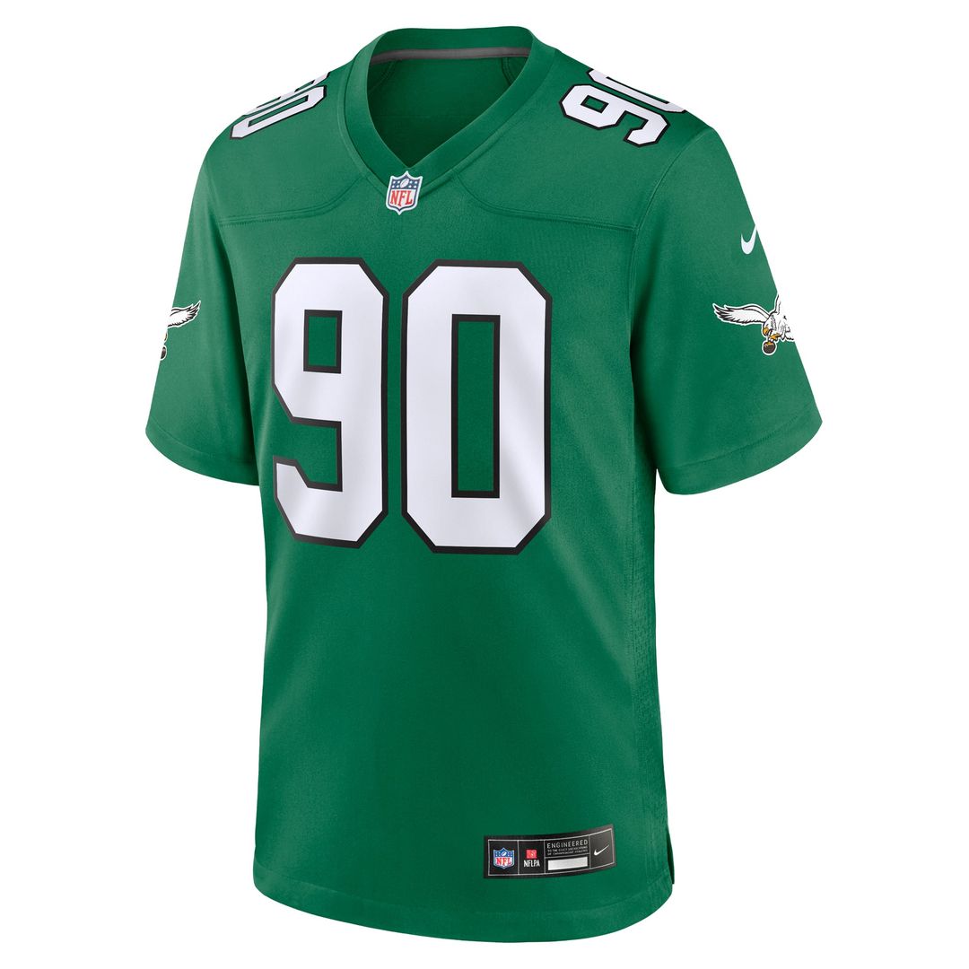 Men's Philadelphia Eagles Mike Golic Nike Kelly Green Retired Player Alternate Game Jersey