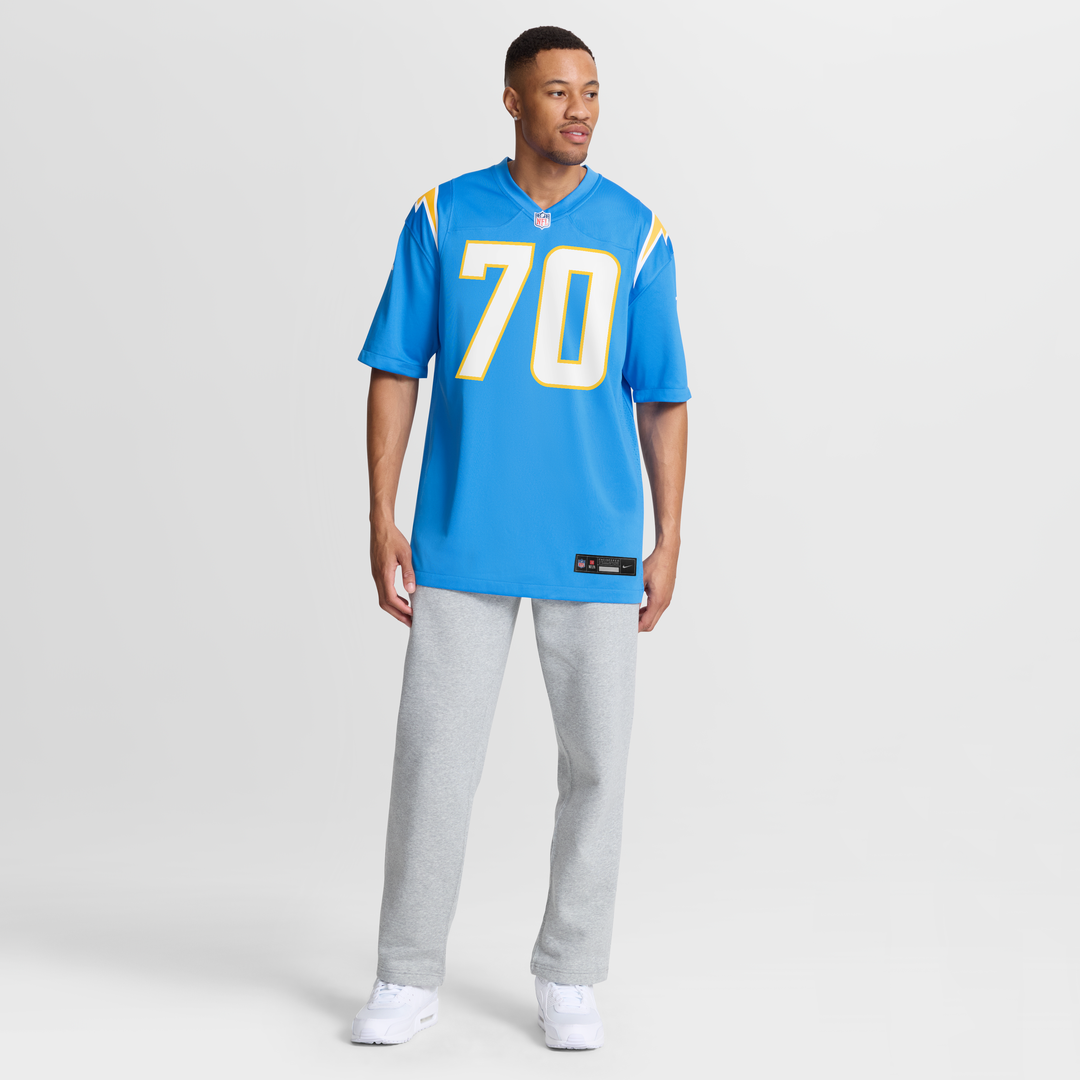 Men's Los Angeles Chargers Rashawn Slater Nike Powder Blue Game Jersey