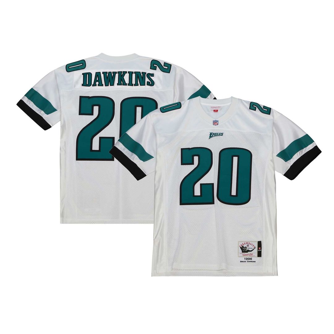 Men's Philadelphia Eagles Brian Dawkins Mitchell & Ness Green 2007 Authentic Throwback Retired Player Jersey