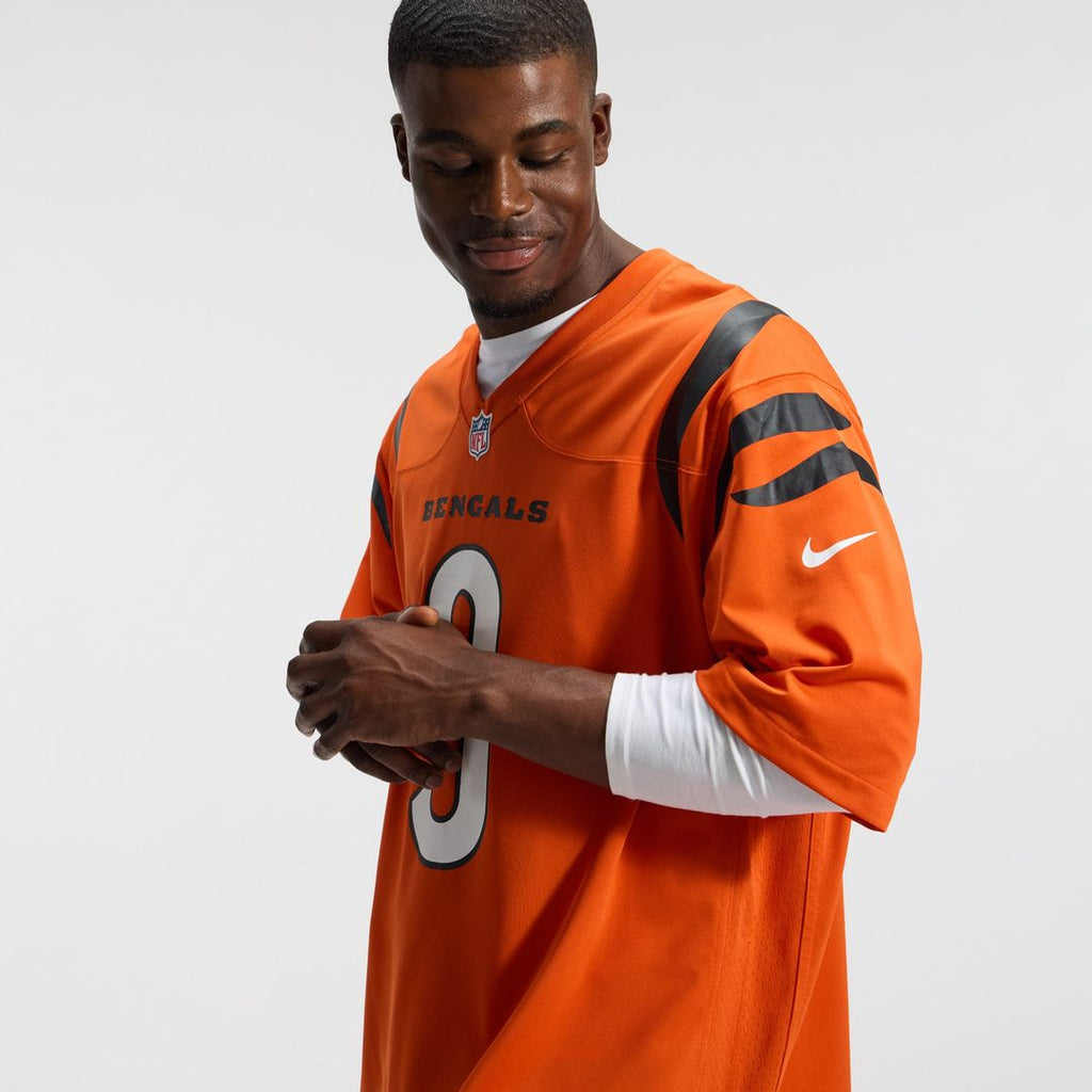 Men's Cincinnati Bengals Joe Burrow Nike Orange Alternate Game Jersey