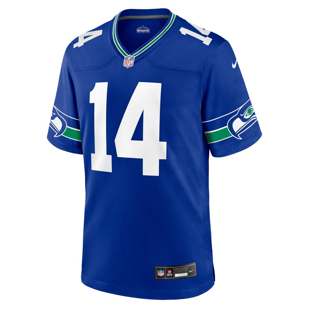 Men's Seattle Seahawks Sam Darnold Nike White Game Jersey