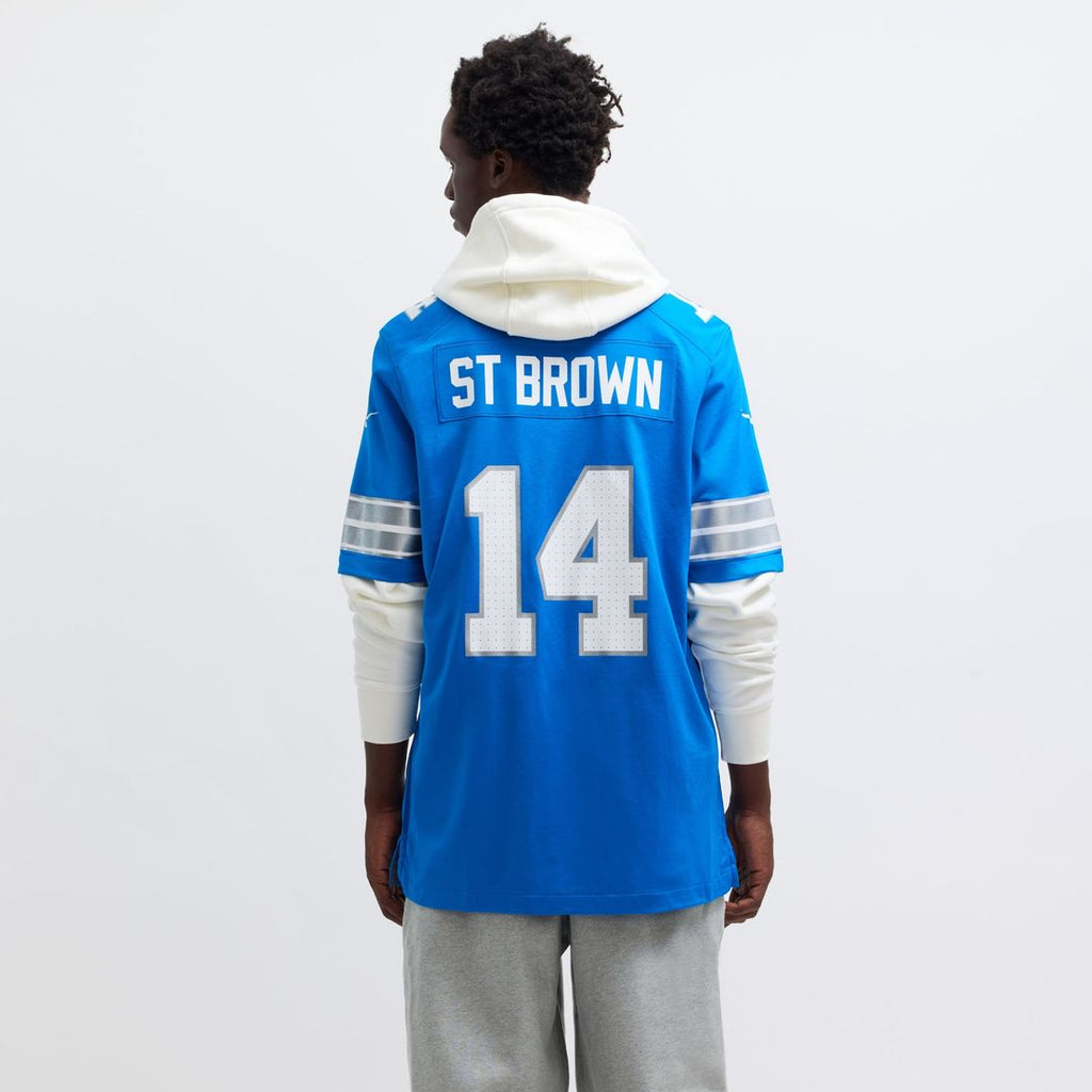 Men's Detroit Lions Amon-Ra St. Brown Nike Blue Game Jersey