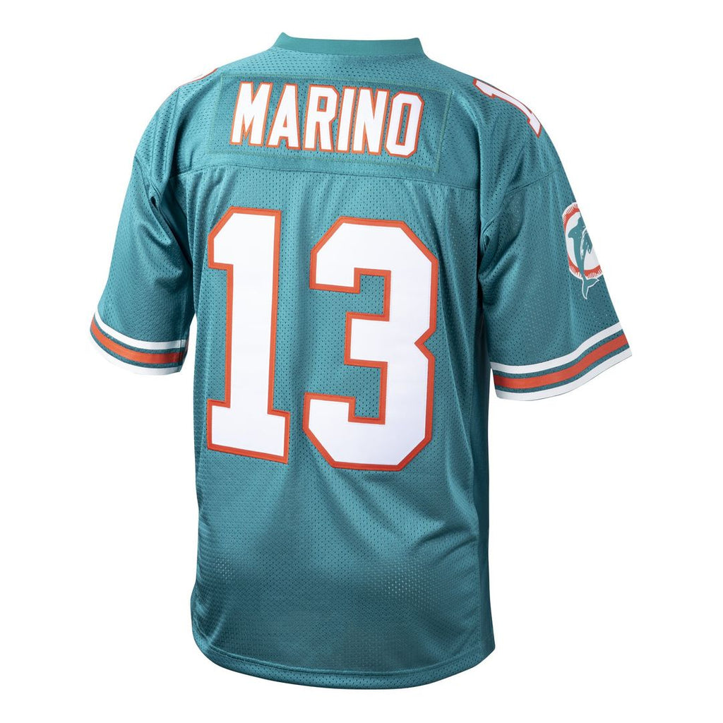 Men's Miami Dolphins 1994 Dan Marino Mitchell & Ness Aqua Authentic Throwback Retired Player Jersey