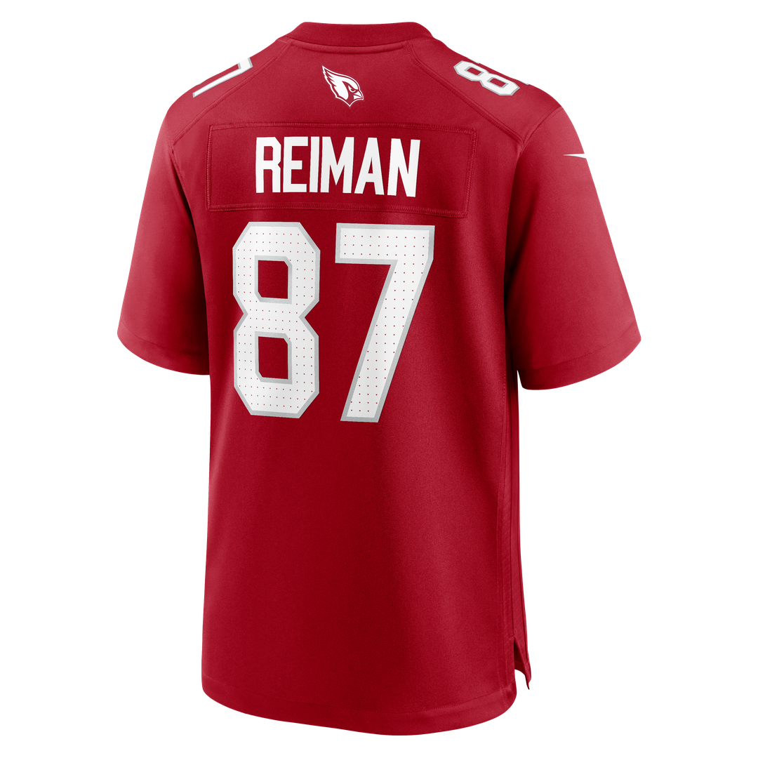 Men's Arizona Cardinals Tip Reiman Nike  Cardinal Team Game Jersey