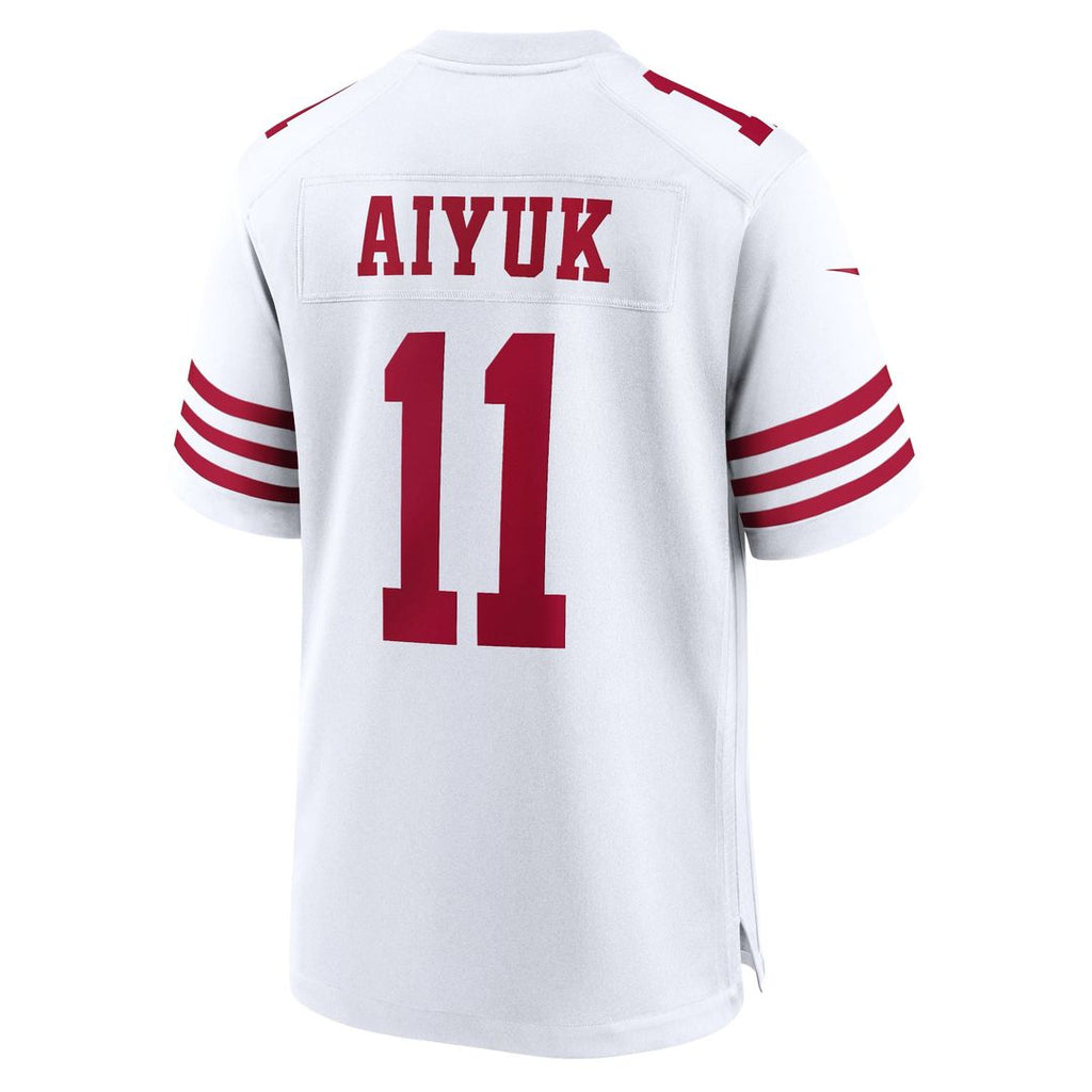 Men's San Francisco 49ers Brandon Aiyuk Nike Scarlet Game Player Jersey