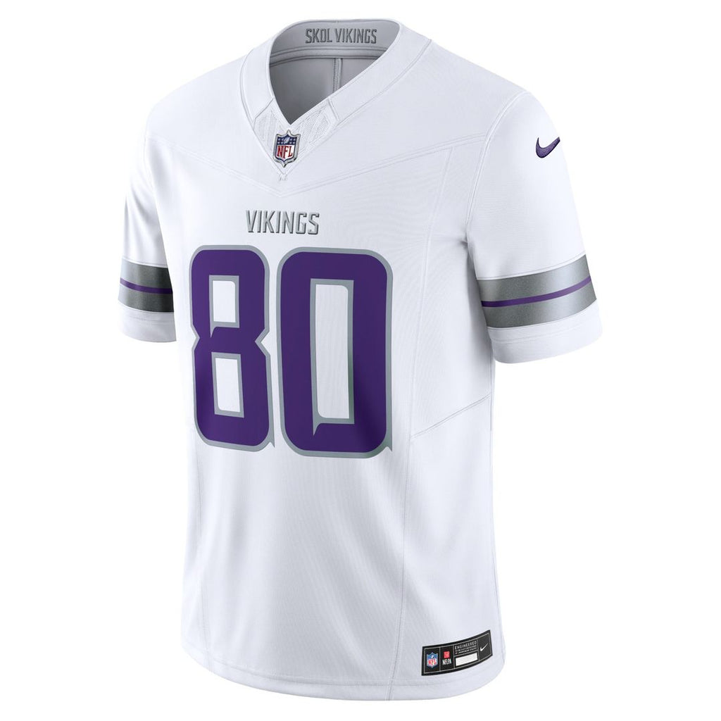 Men's Minnesota Vikings Cris Carter Nike White Alternate Vapor F.U.S.E. Retired Player Limited Jersey