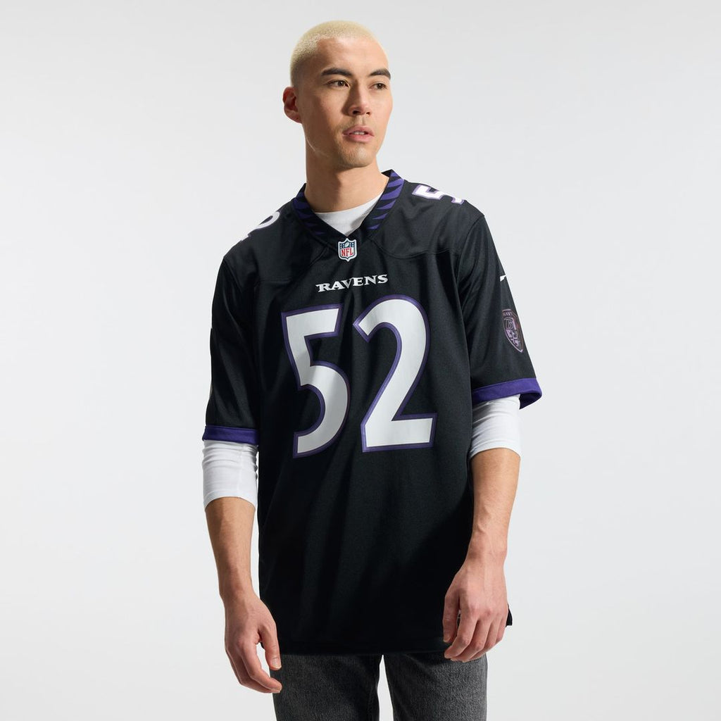Men's Baltimore Ravens Ray Lewis Nike Black Alternate Retired Player Game Jersey