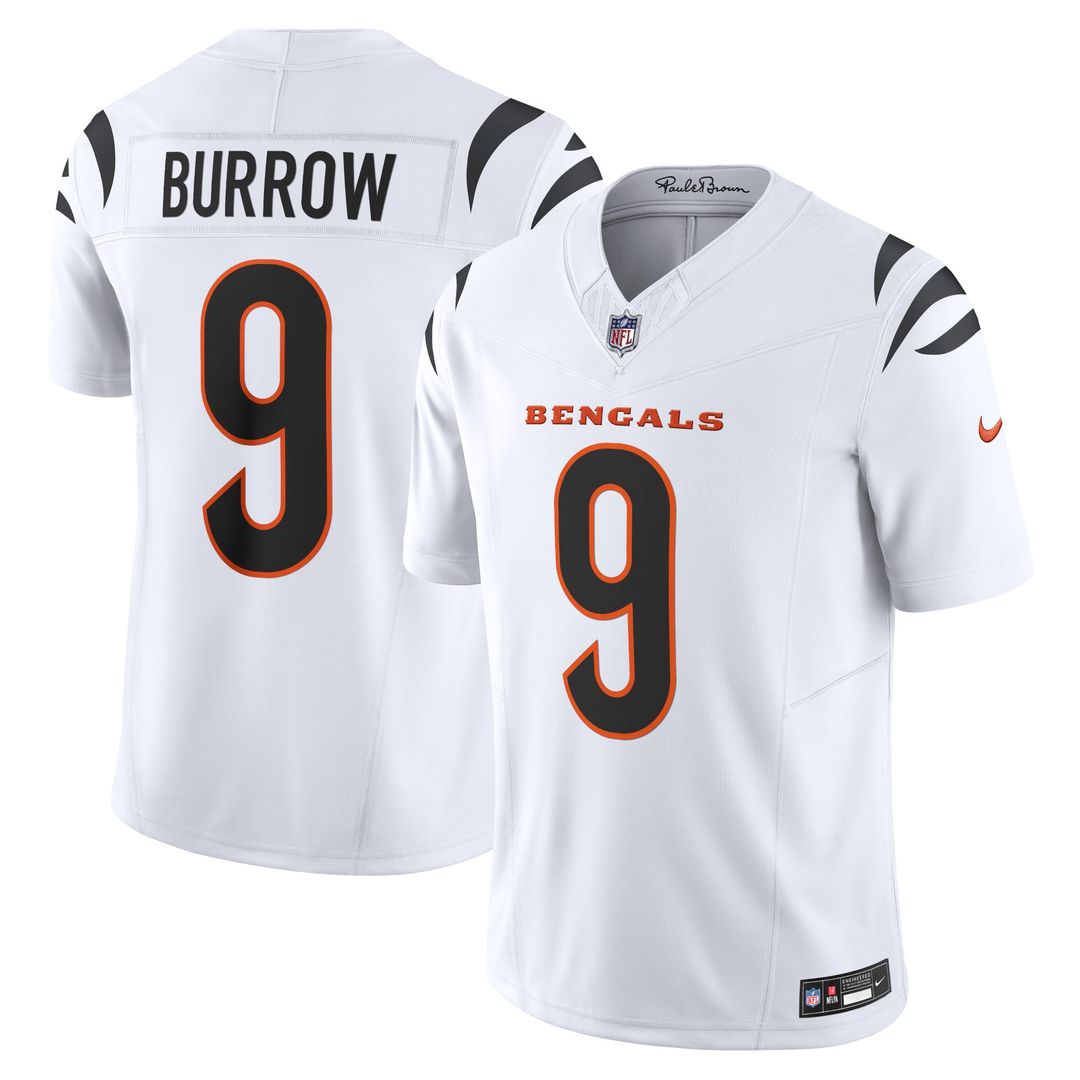 Men's Cincinnati Bengals Joe Burrow Nike Orange Vapor F.U.S.E. Limited Jersey