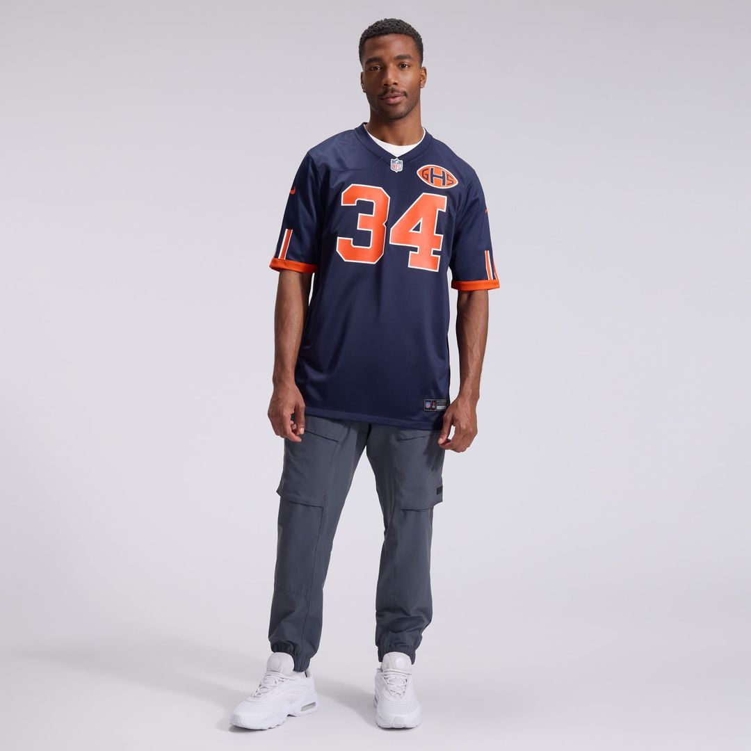 Men's Chicago Bears Walter Payton Nike Navy 2026 Rivalries Collection Game Jersey