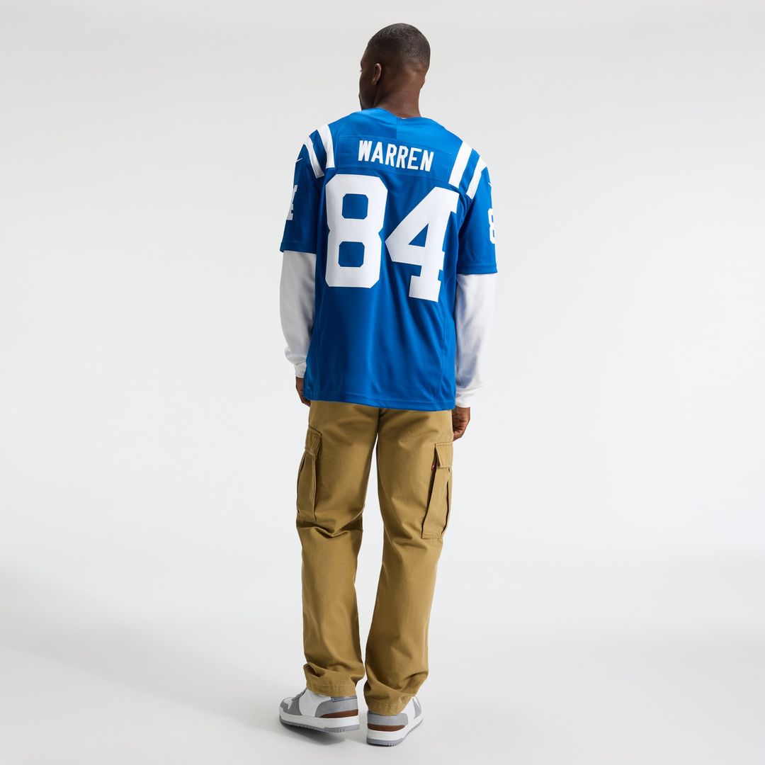 Men's Indianapolis Colts Tyler Warren Nike White Vapor F.U.S.E. Stitched Limited Jersey