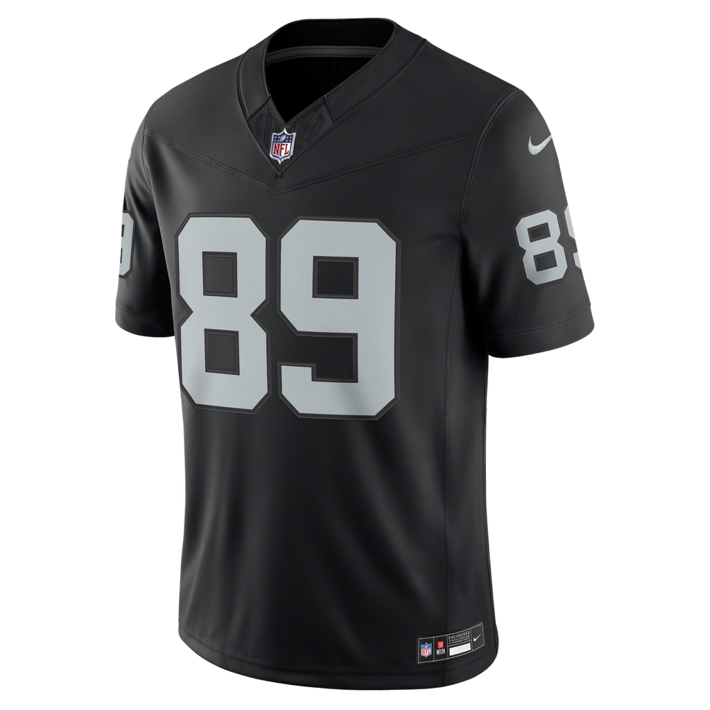 Men's Las Vegas Raiders Brock Bowers Nike White Vapor F.U.S.E. Stitched Limited Jersey