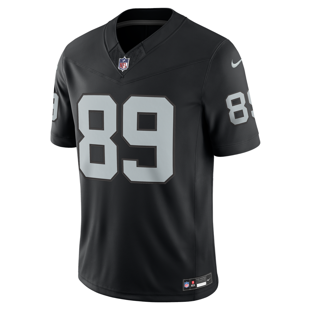 Men's Las Vegas Raiders Brock Bowers Nike White Vapor F.U.S.E. Stitched Limited Jersey