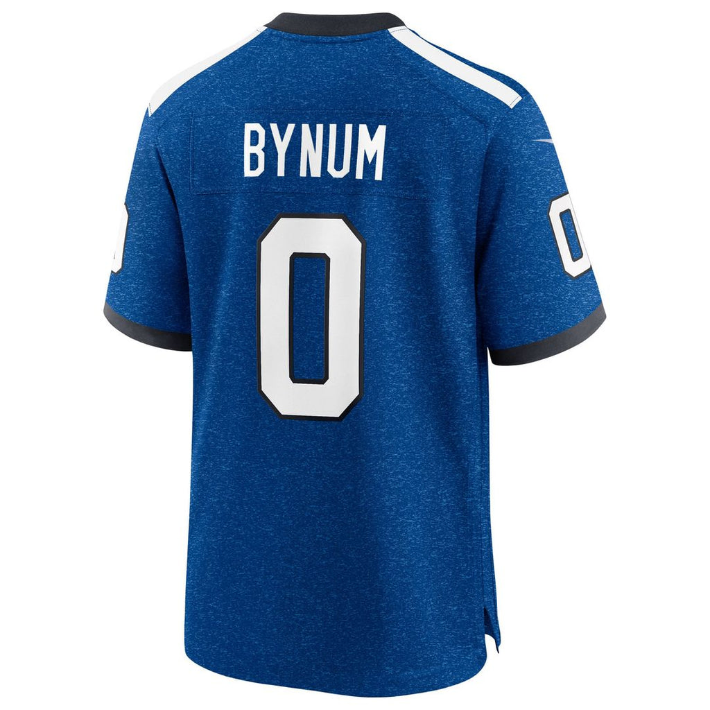 Men's Indianapolis Colts Camryn Bynum Nike  Heather Royal Alternate 2 Indiana Nights Game Jersey