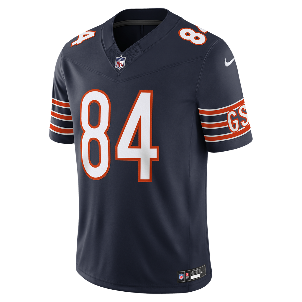 Men's Chicago Bears Colston Loveland Nike Navy Team Vapor F.U.S.E. Stitched Limited Jersey