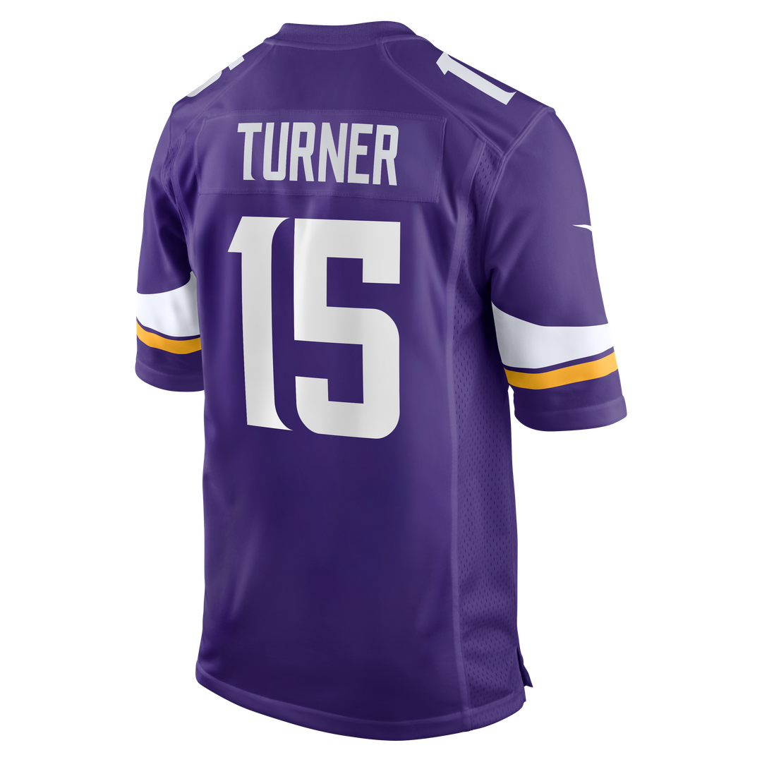 Men's Minnesota Vikings Dallas Turner Nike  Purple  Game Jersey