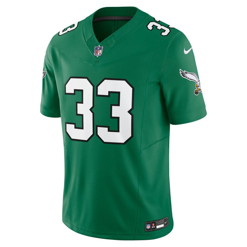 Men's Philadelphia Eagles Cooper DeJean Nike Kelly Green Alternate 2  Vapor F.U.S.E. Limited Jersey
