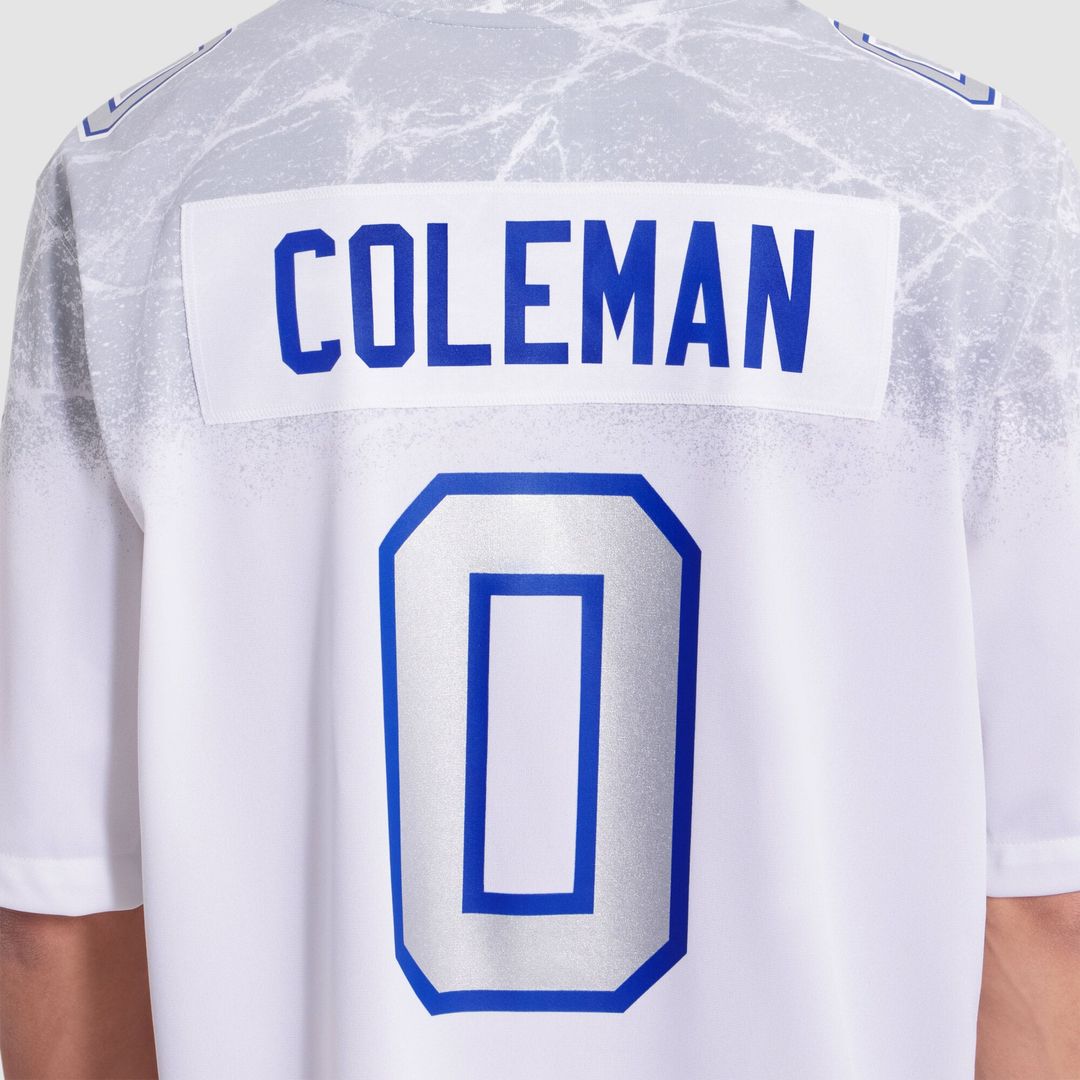 Men's Buffalo Bills Keon Coleman Nike White Rivalries Collection Game Jersey