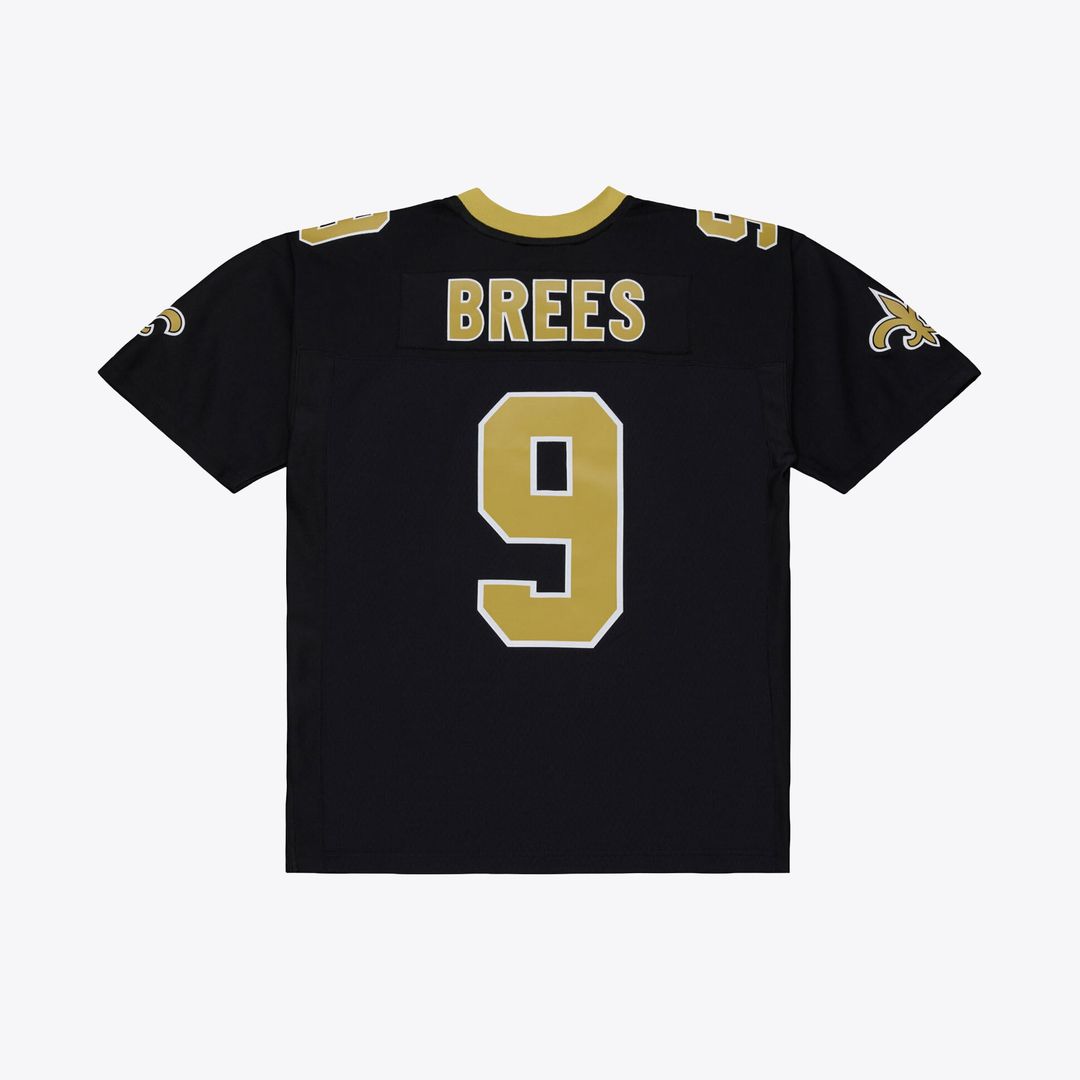 Men's New Orleans Saints Drew Brees Mitchell & Ness Black 2009 Legacy Jersey
