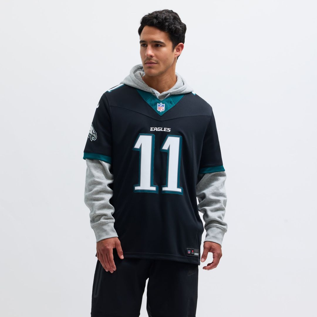 Men's Philadelphia Eagles A.J. Brown Nike Black Alternate Vapor F.U.S.E. Limited Jersey