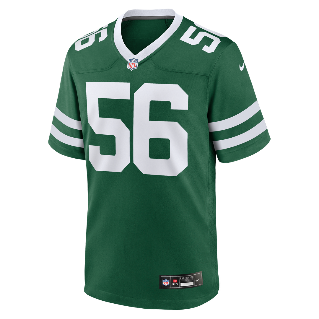Men's New York Jets Demario Davis Nike Legacy Green Team Game Jersey